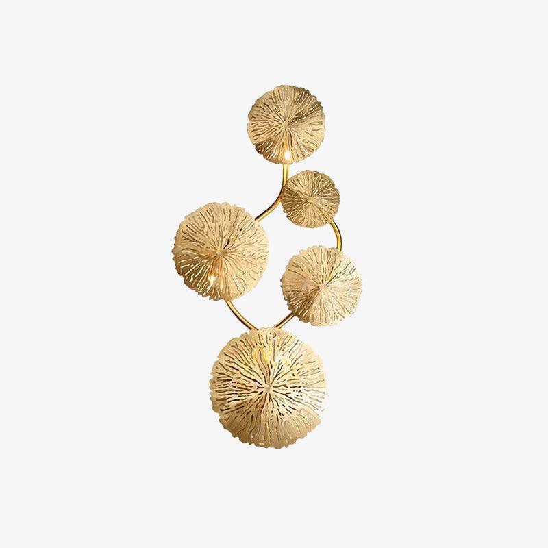 Lustra Applique Murale Feuille De Lotus En Laiton - Neutralighting