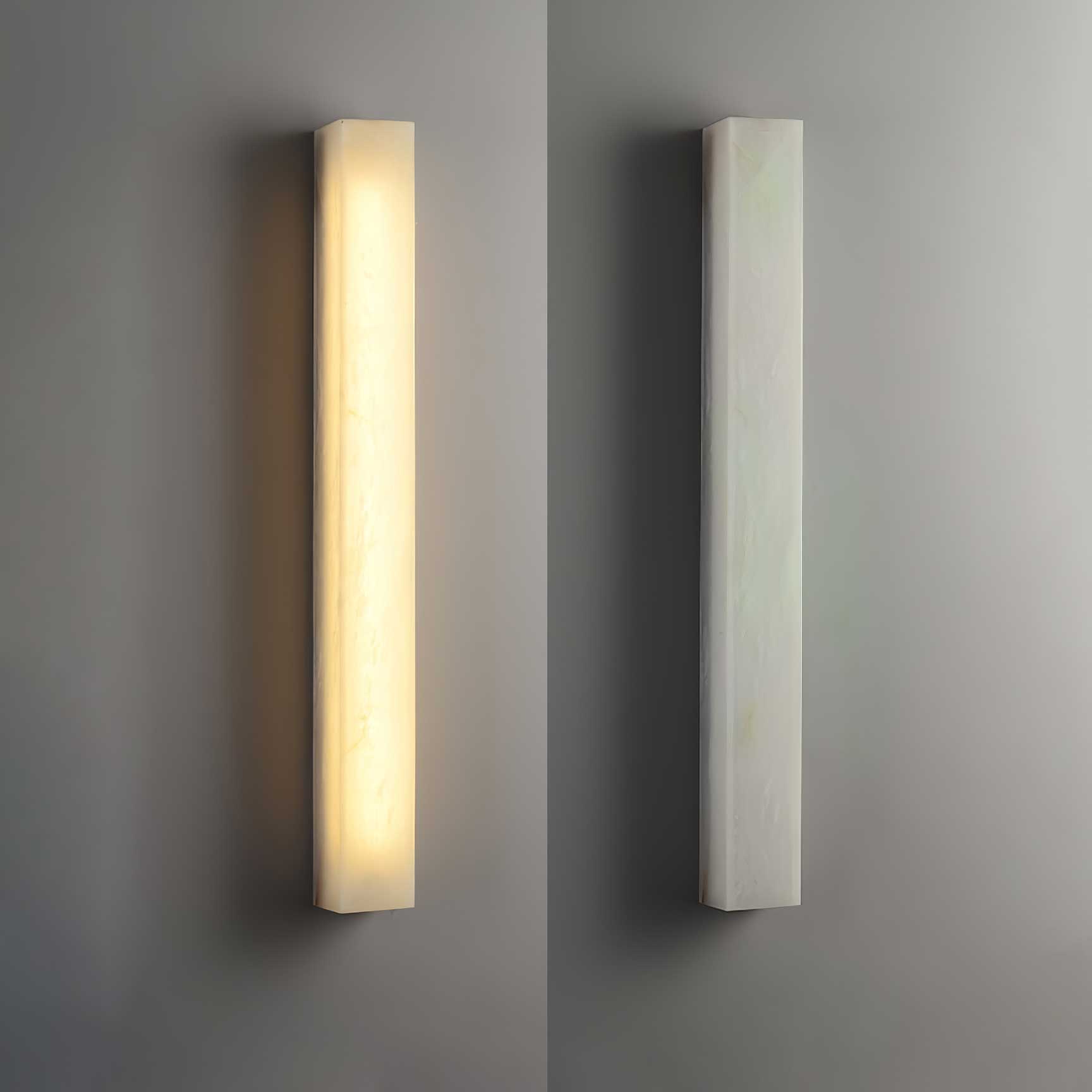 Irina Cylindrique Albâtre Luminaire Mural - Neutralighting