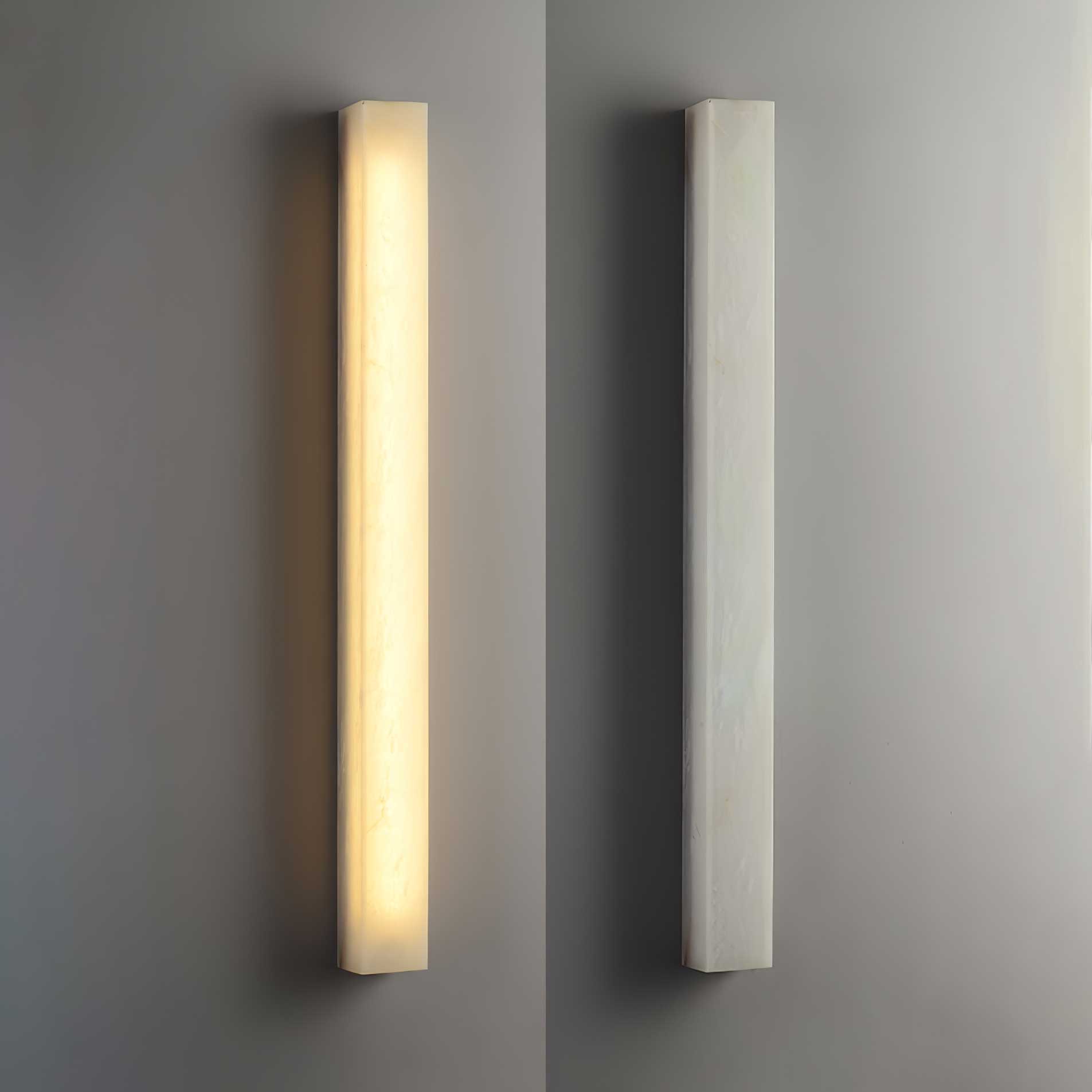 Irina Cylindrique Albâtre Luminaire Mural - Neutralighting