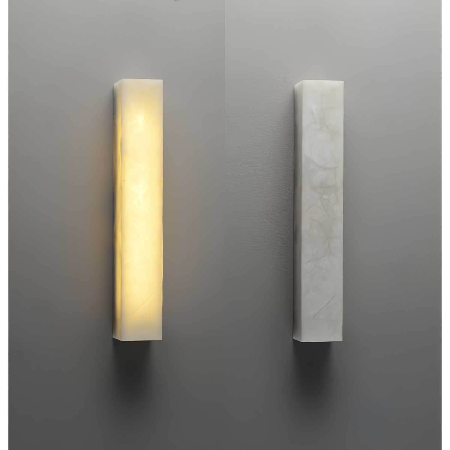 Irina Cylindrique Albâtre Luminaire Mural - Neutralighting