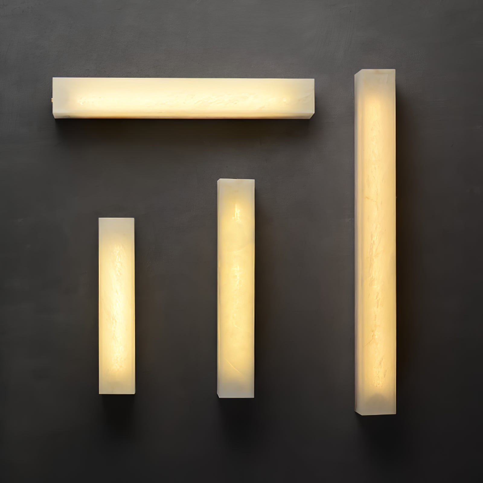 Irina Cylindrique Albâtre Luminaire Mural - Neutralighting