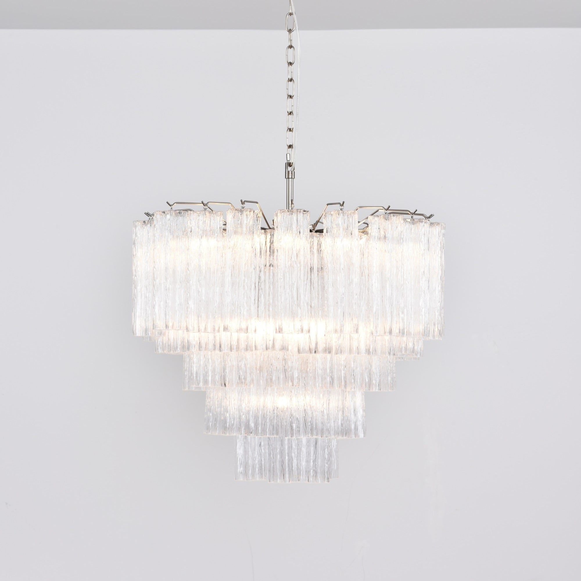 Aurora Lustre Transparent Verre Multi-Étage Cristal Lueur - Neutralighting