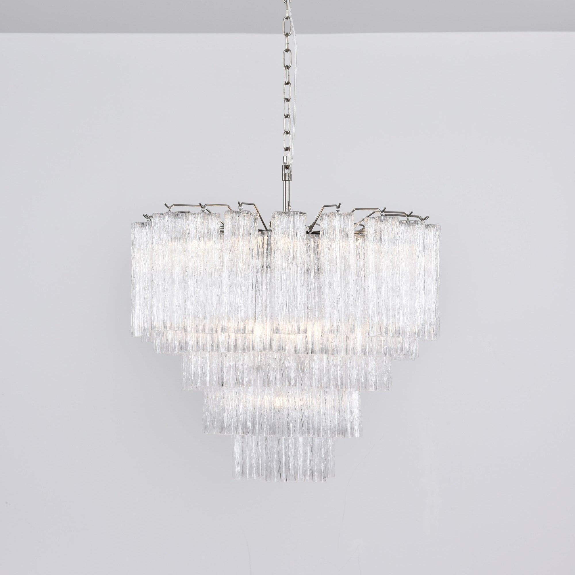 Aurora Lustre Transparent Verre Multi-Étage Cristal Lueur - Neutralighting