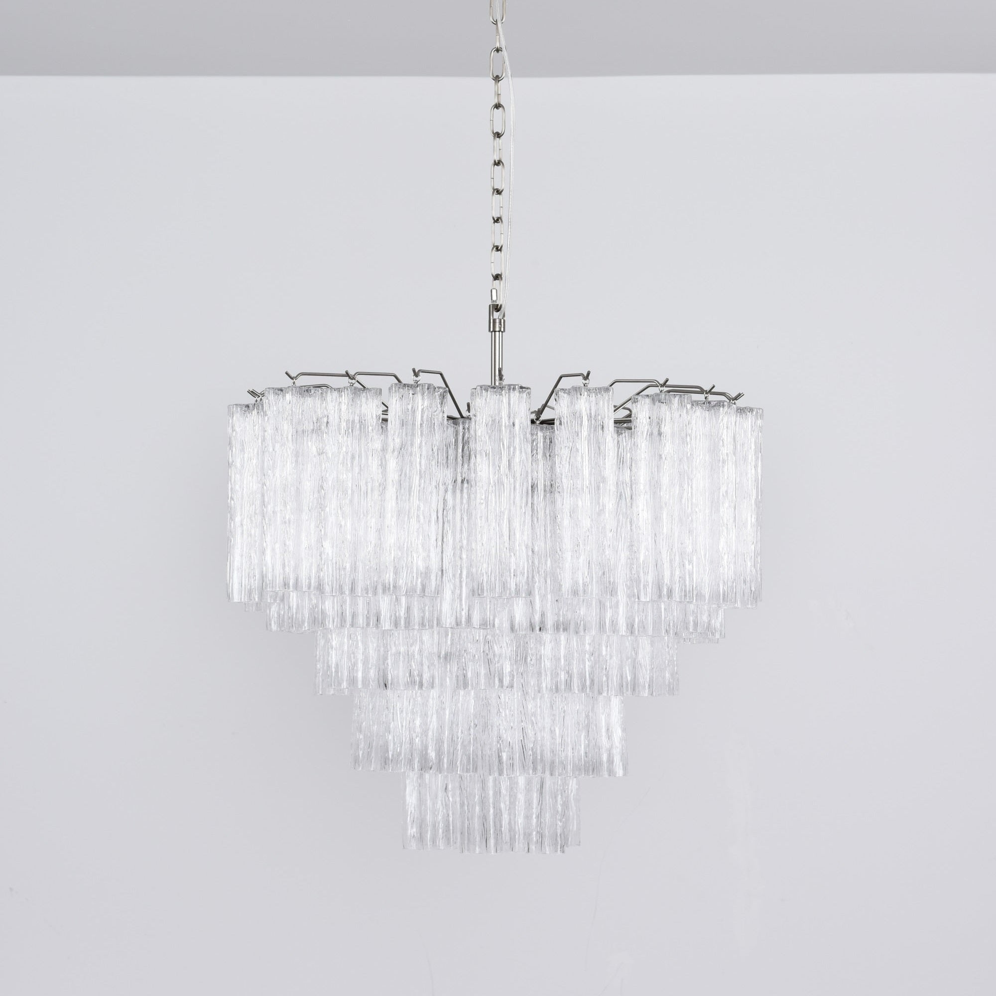Aurora Lustre Transparent Verre Multi-Étage Cristal Lueur - Neutralighting