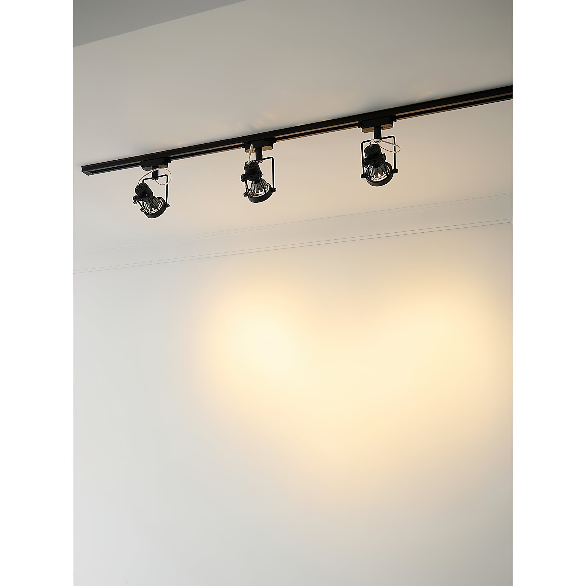 Ivelor Spots Sur Rail Industriels Vintage en Métal et Verre - Neutralighting