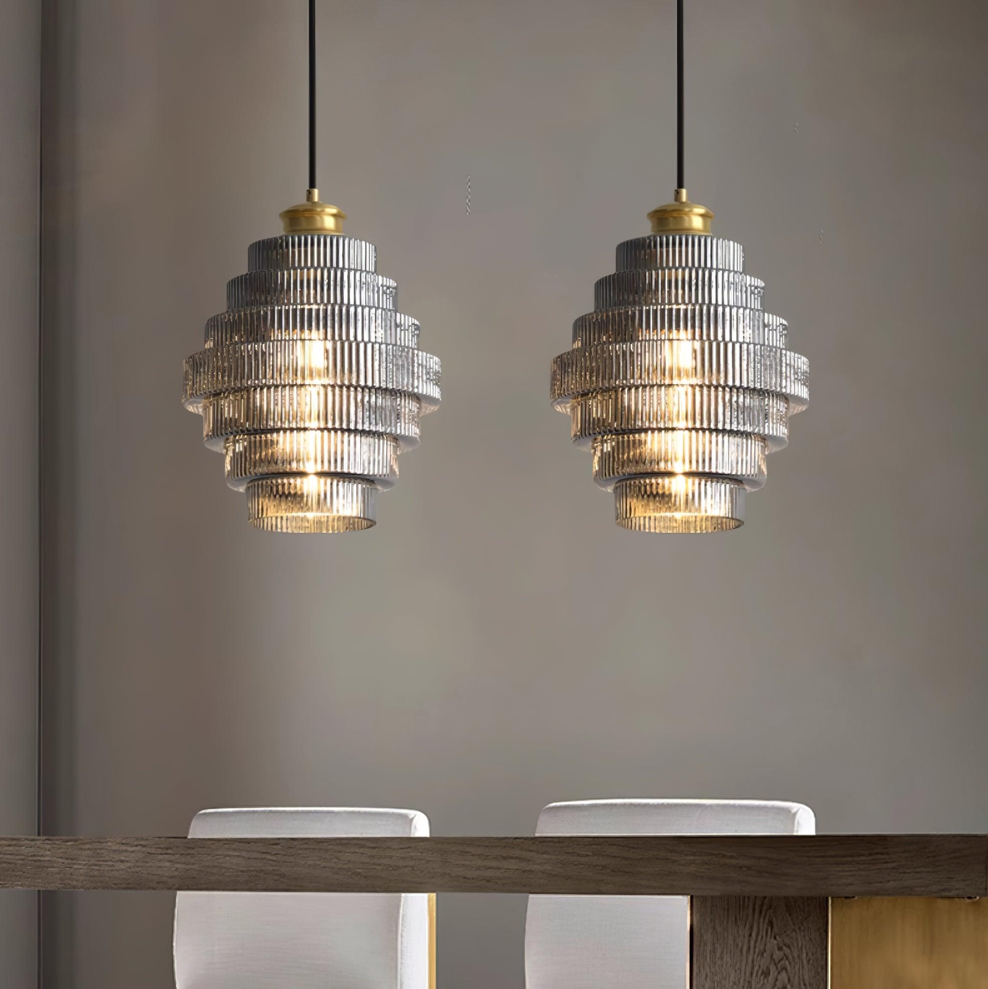 Amara Lampe Pendante en Verre Minimaliste - Neutralighting