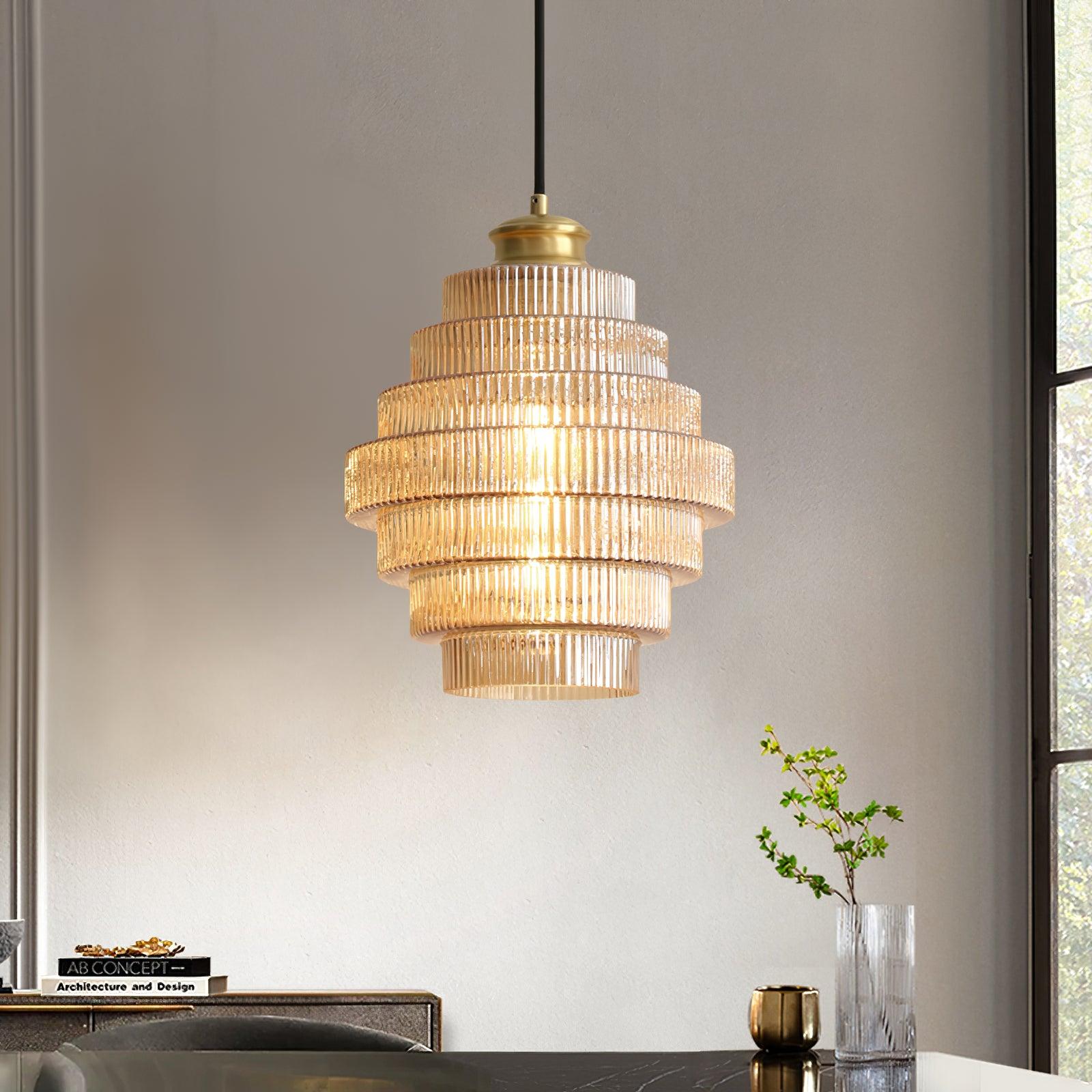 Amara Lampe Pendante en Verre Minimaliste - Neutralighting
