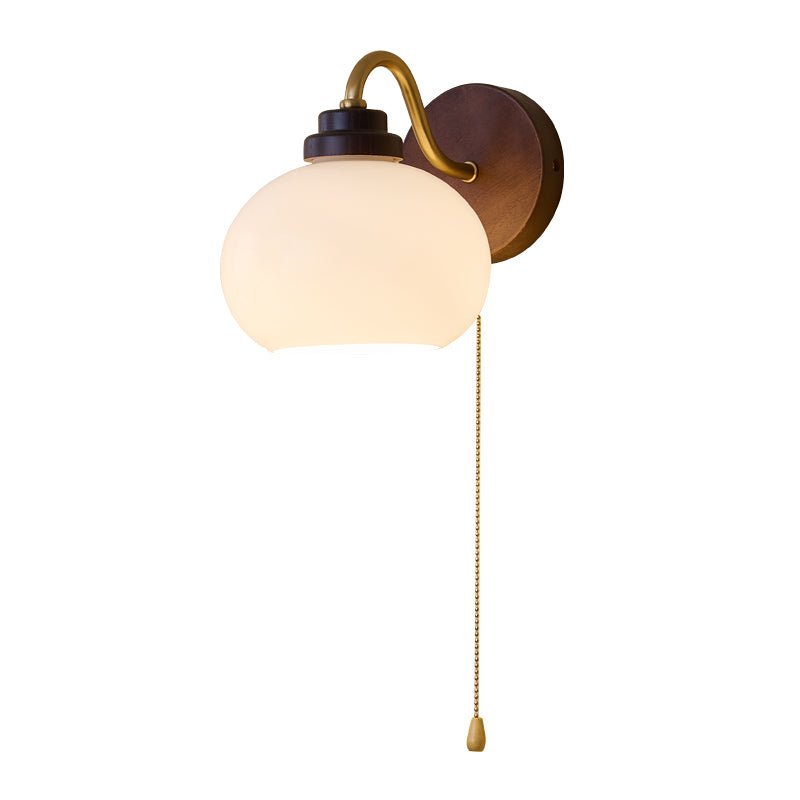 Bobble Applique Murale en Verre et Bois Premium - Neutralighting