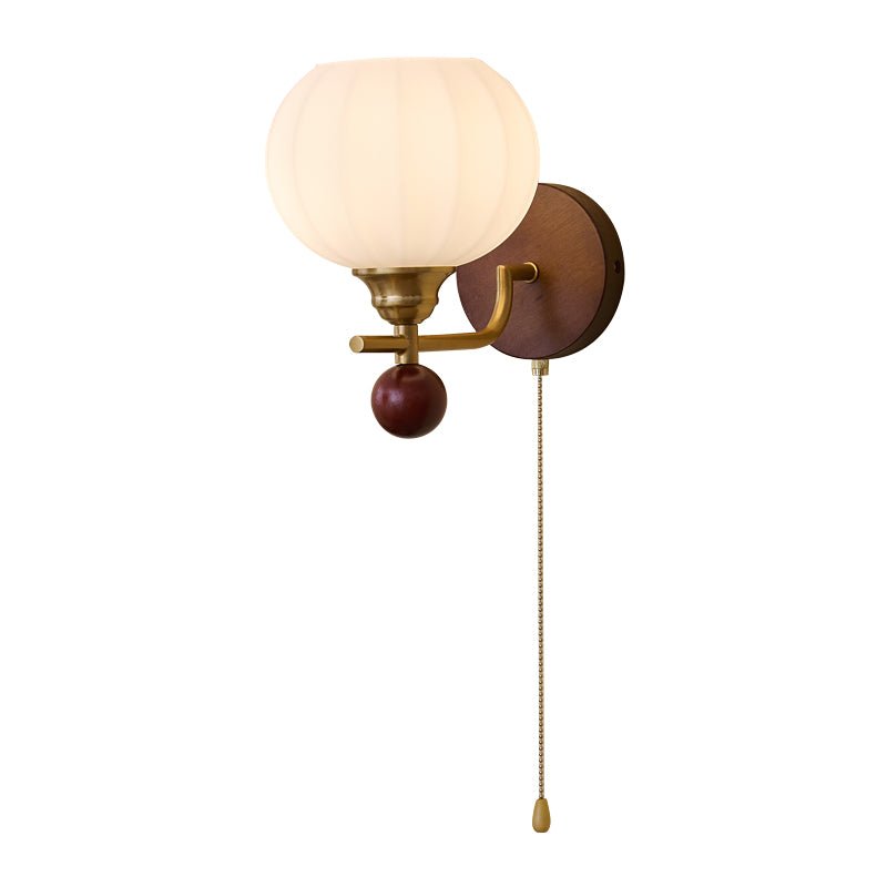 Bobble Applique Murale en Verre et Bois Premium - Neutralighting