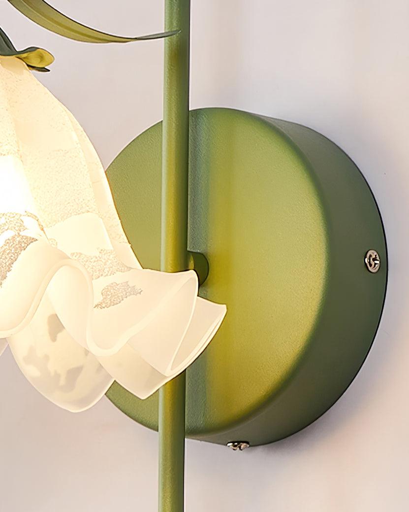 Luna Applique Murale Fleur en Verre Naturel - Neutralighting
