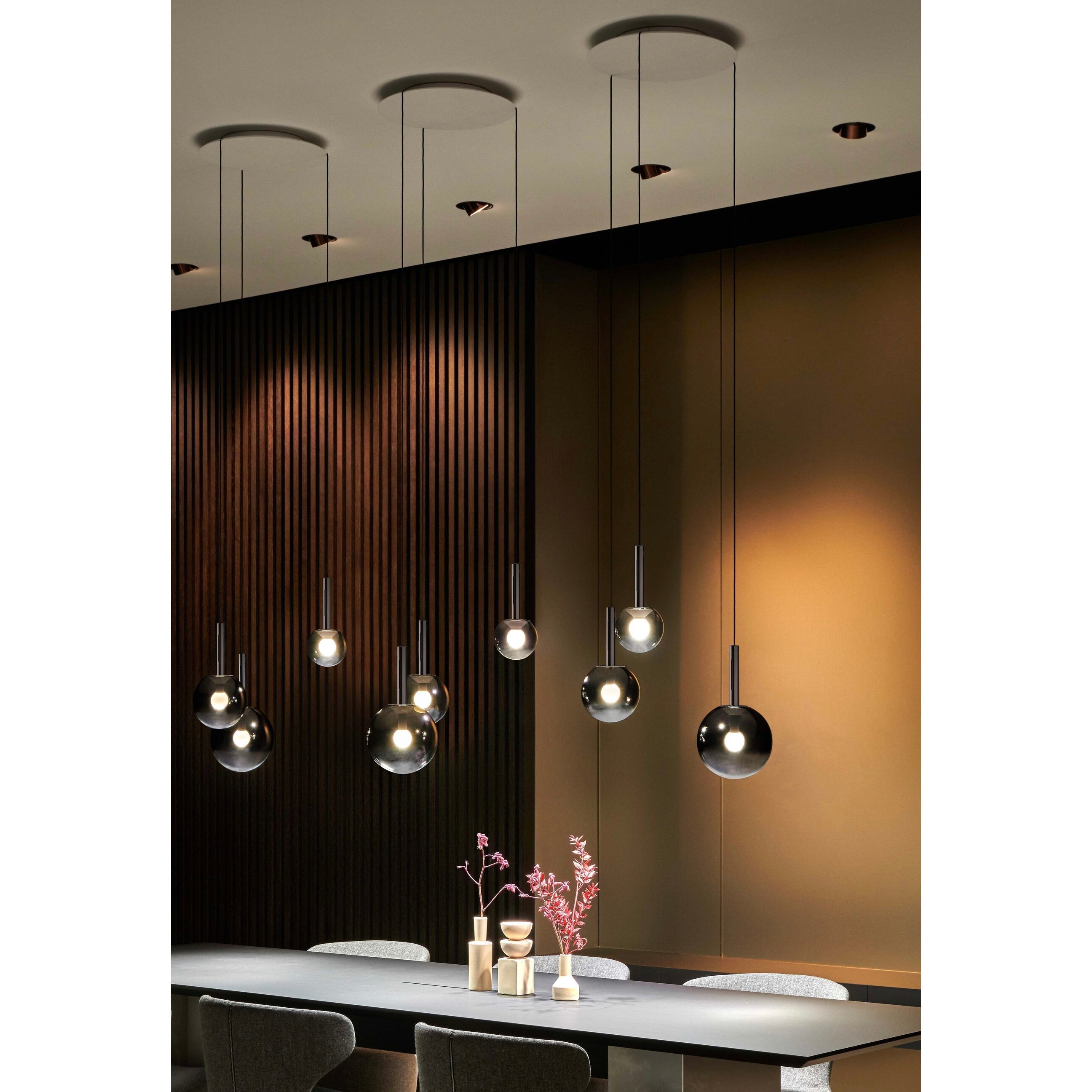 Vetheel Suspension Métal Verre Nuage Traditionnel - Neutralighting