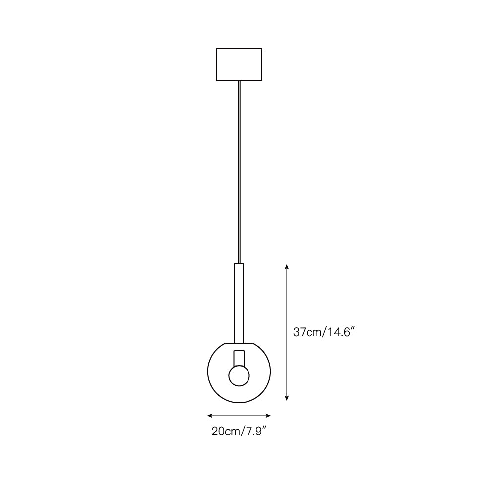 Vetheel Suspension Métal Verre Nuage Traditionnel - Neutralighting