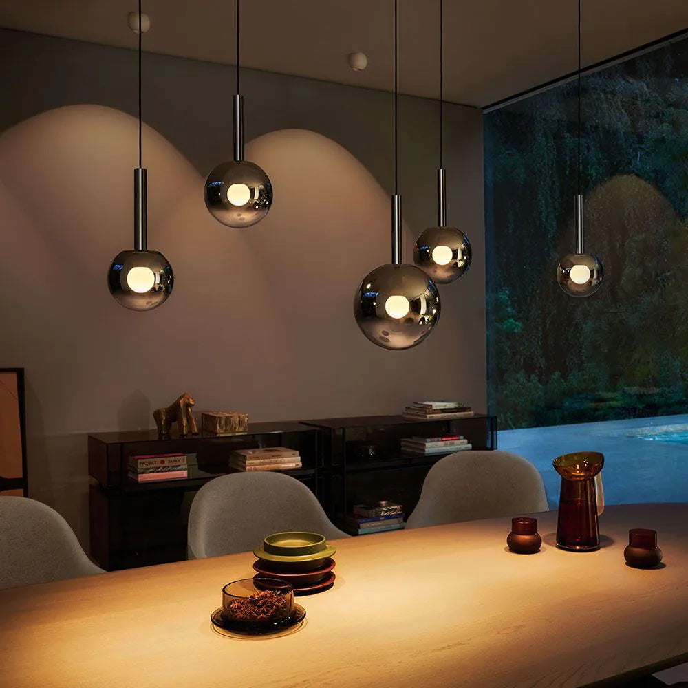 Vetheel Suspension Métal Verre Nuage Traditionnel - Neutralighting