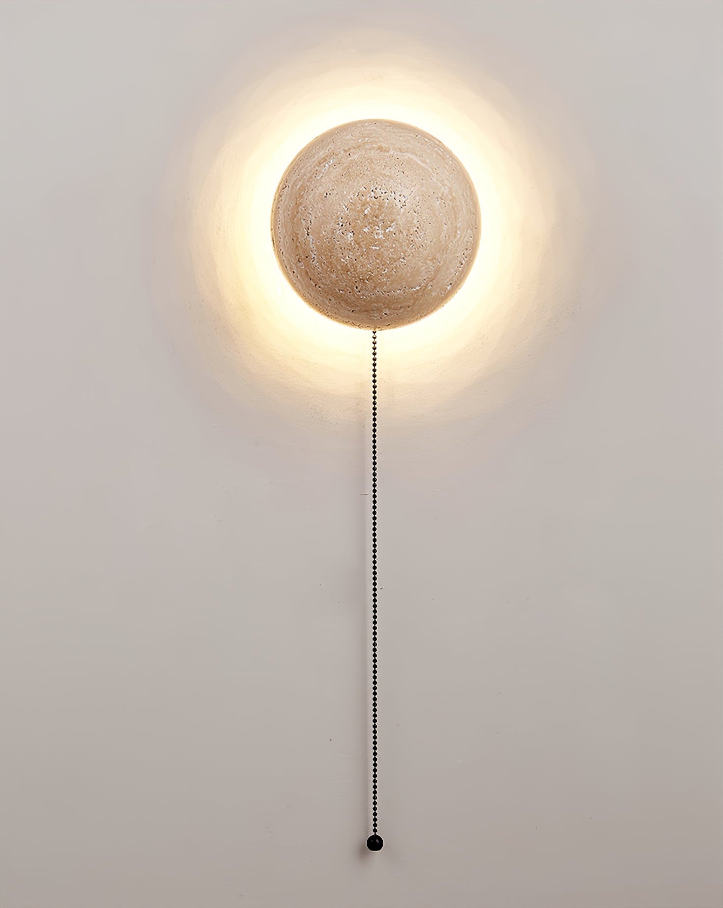 Nyvarion Applique Murale Minimaliste en Travertin - Neutralighting