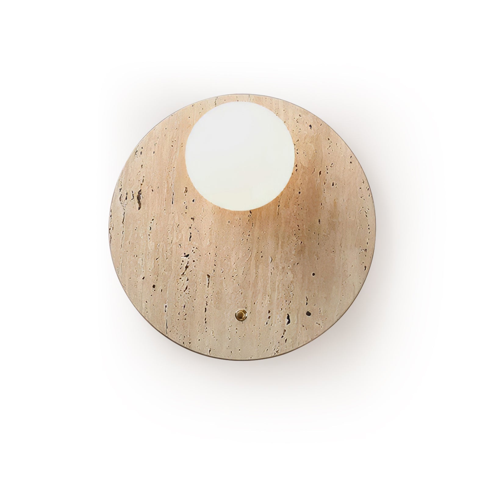 Syloryra Applique Murale Minimaliste en Travertin - Neutralighting