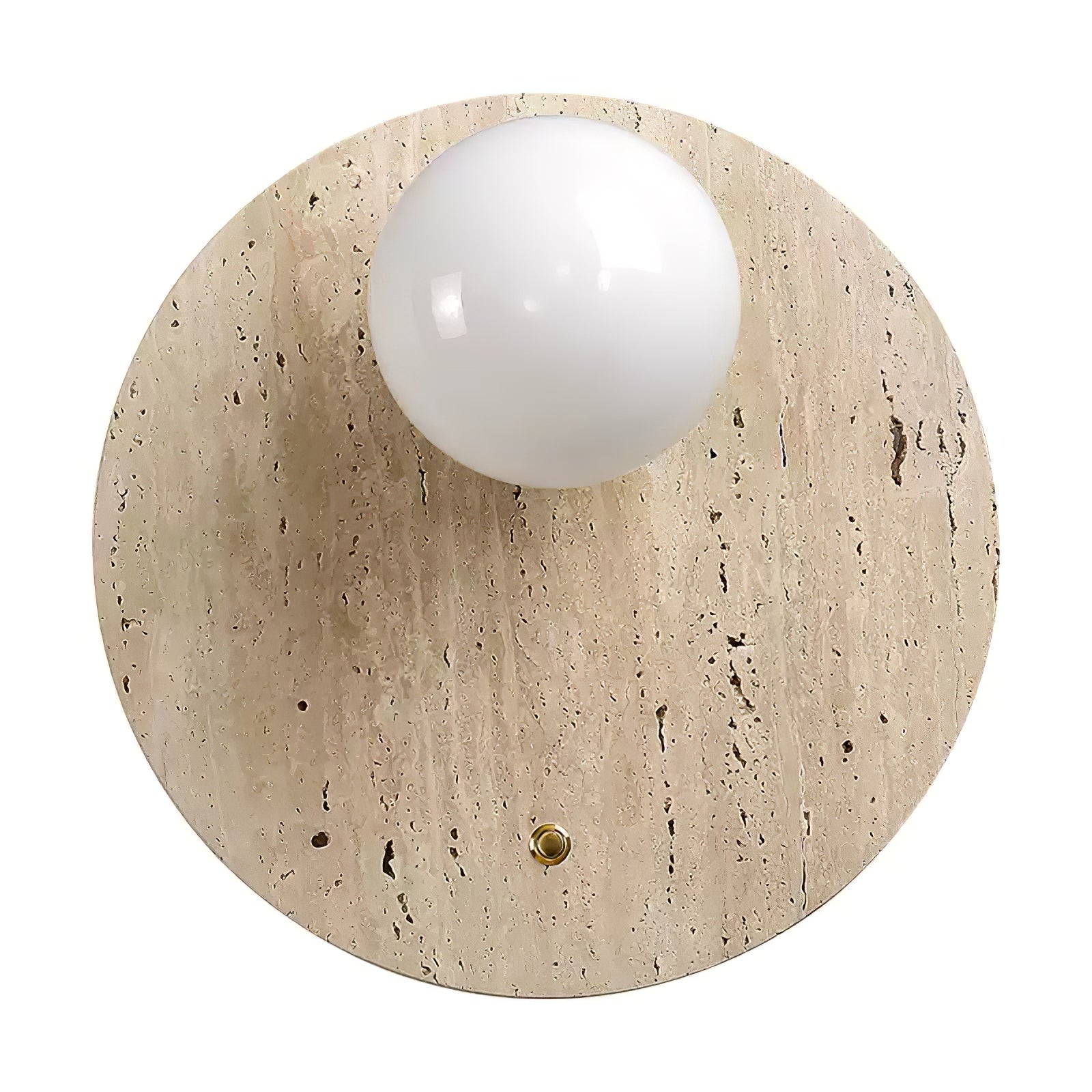 Syloryra Applique Murale Minimaliste en Travertin - Neutralighting