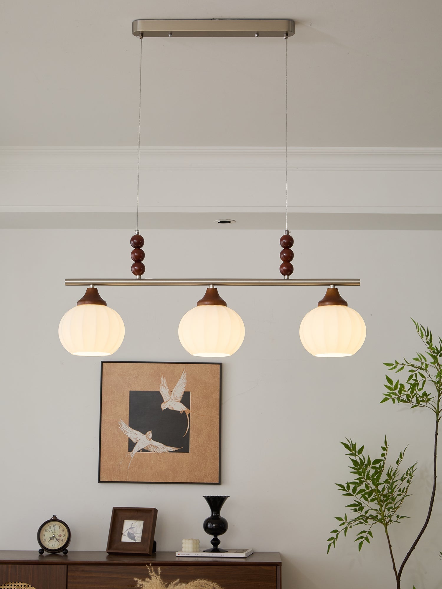 Vento Suspension en Verre Rétro - Neutralighting
