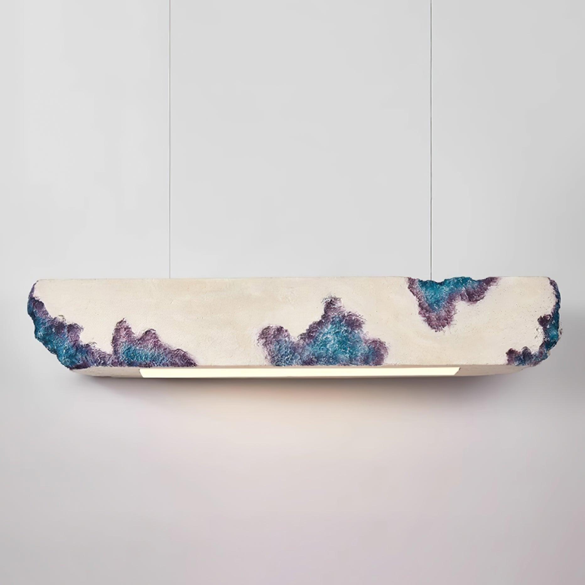 Lunar Gleam Lampe Pendante Texturée Minimaliste Céleste - Neutralighting