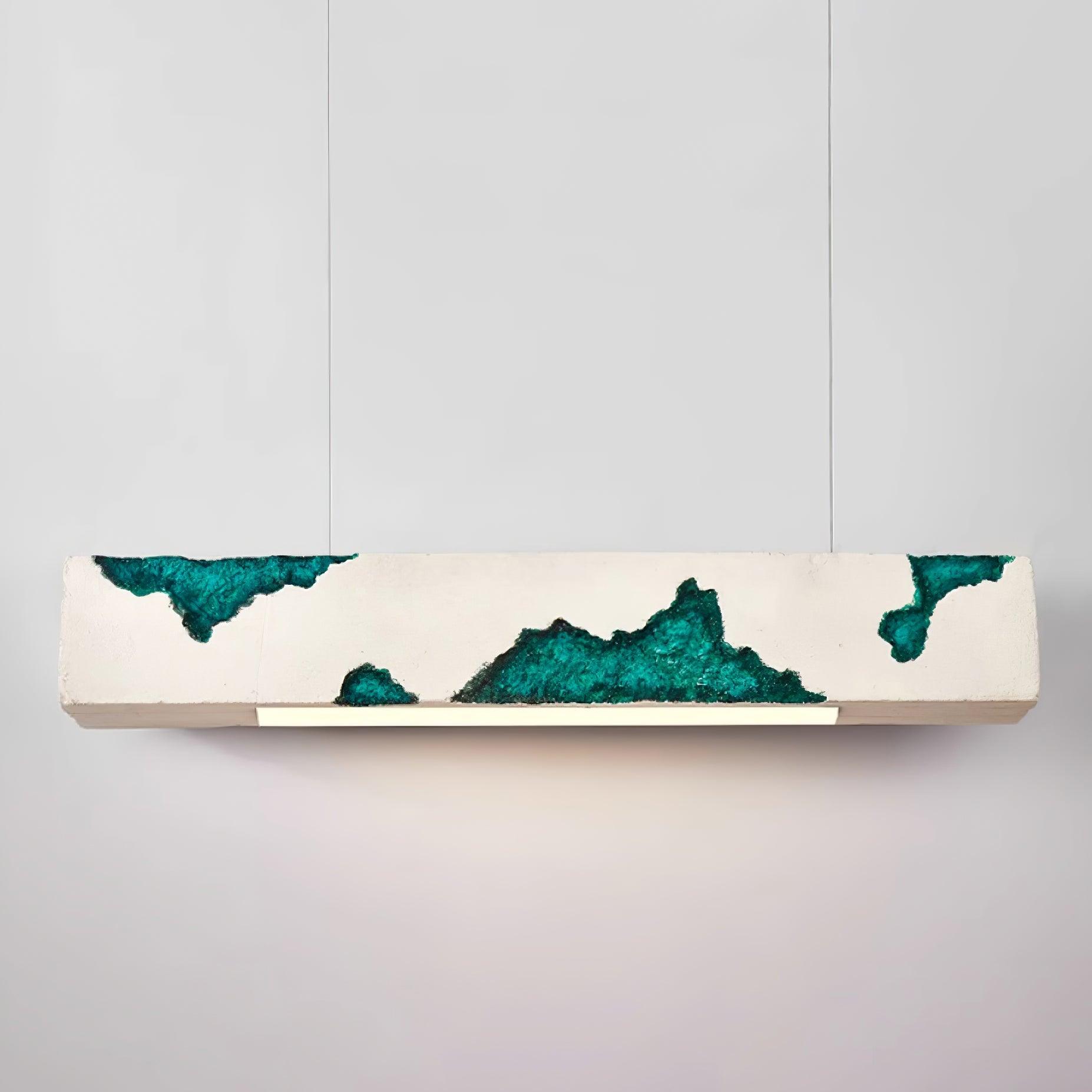 Lunar Gleam Lampe Pendante Texturée Minimaliste Céleste - Neutralighting