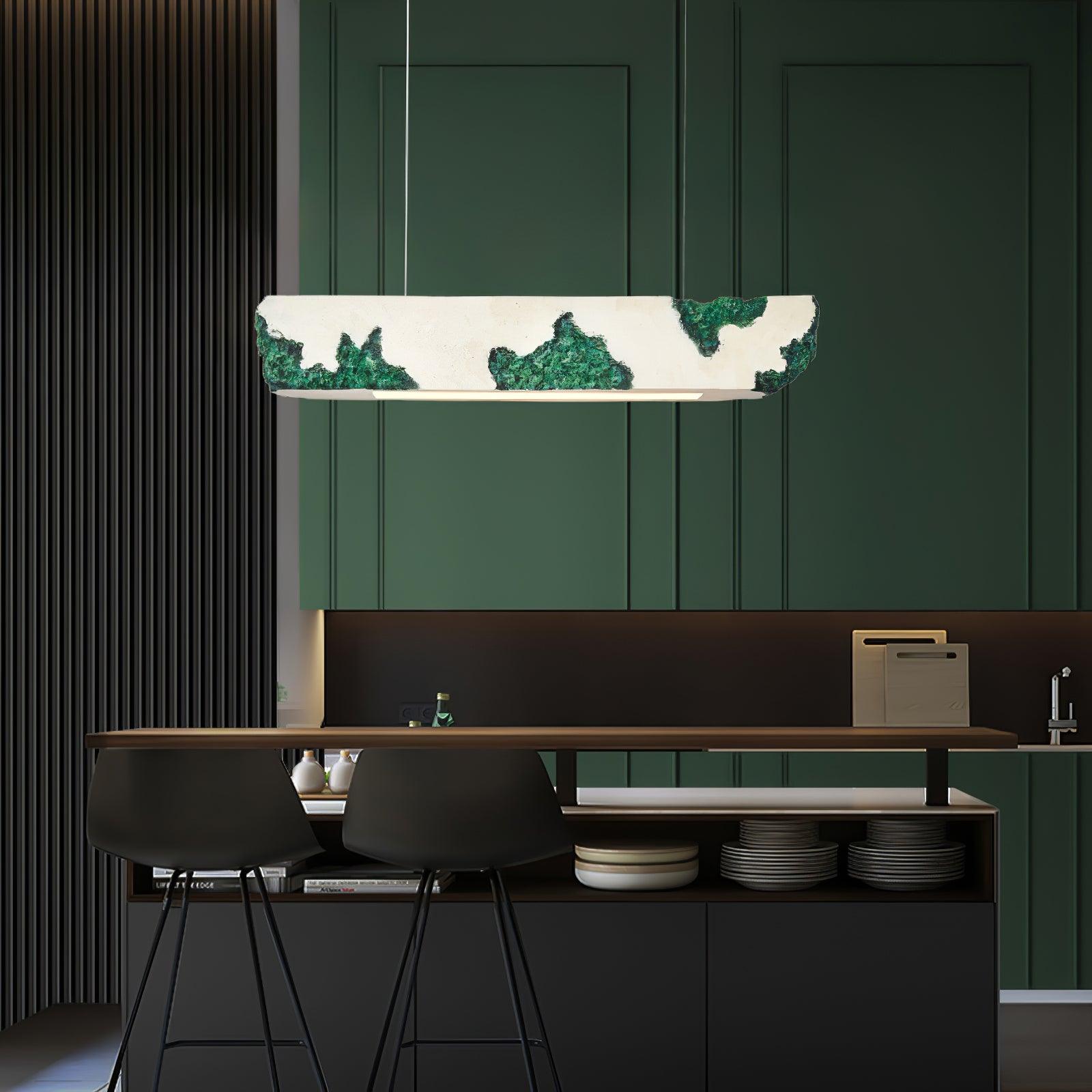 Lunar Gleam Lampe Pendante Texturée Minimaliste Céleste - Neutralighting