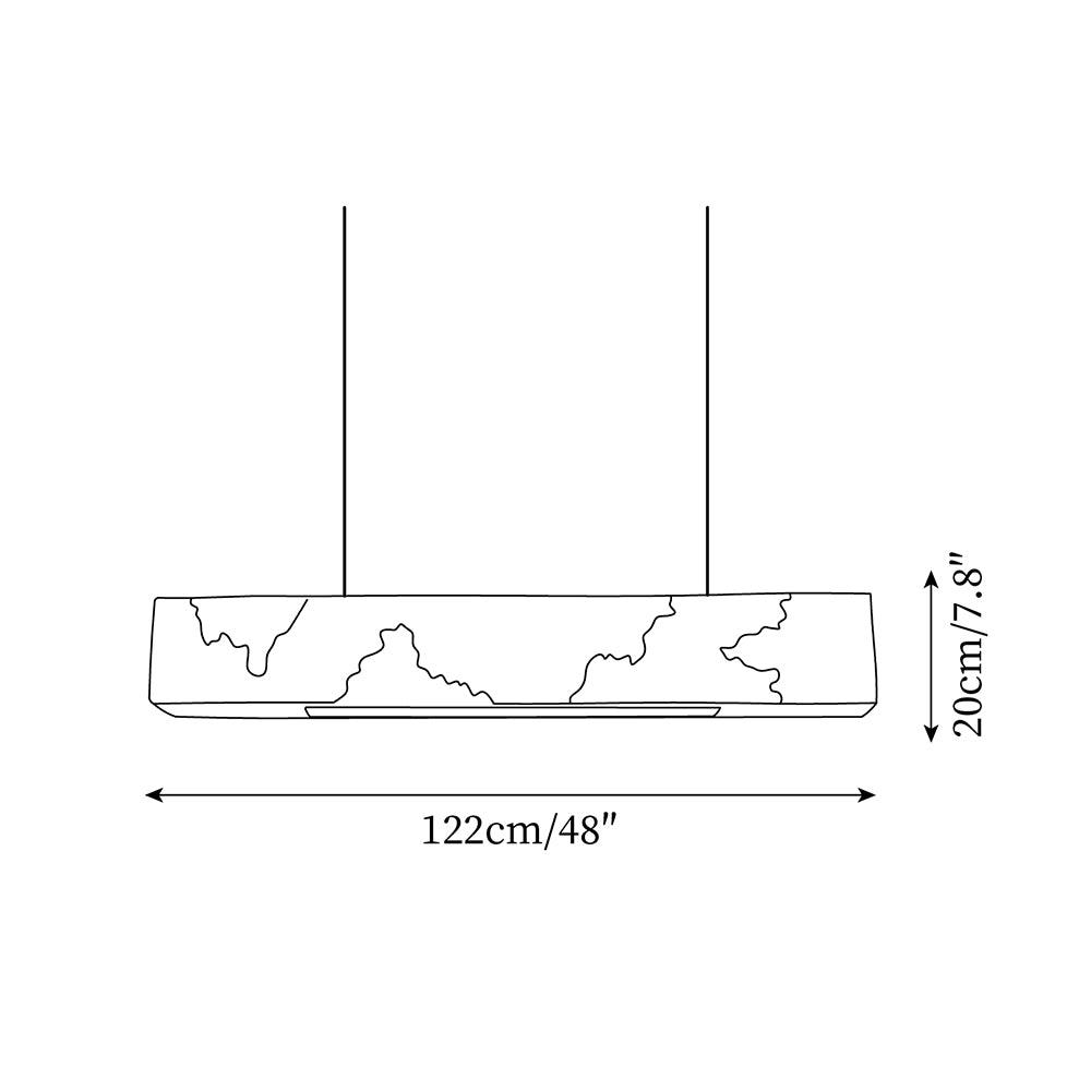 Lunar Gleam Lampe Pendante Texturée Minimaliste Céleste - Neutralighting
