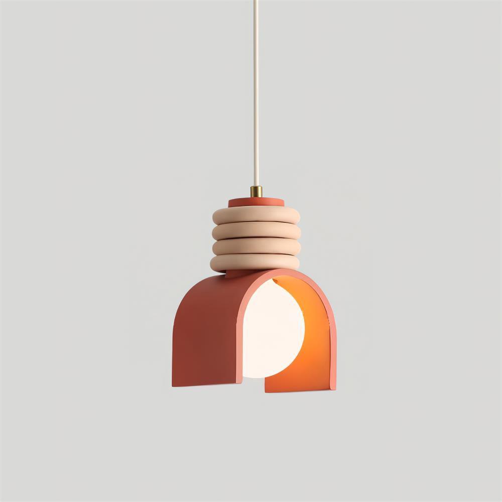Elysin Une suspension avec globe en verre réchauffe les salles à manger Artistiques - Neutralighting