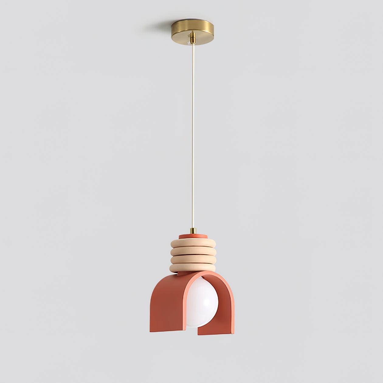Elysin Une suspension avec globe en verre réchauffe les salles à manger Artistiques - Neutralighting