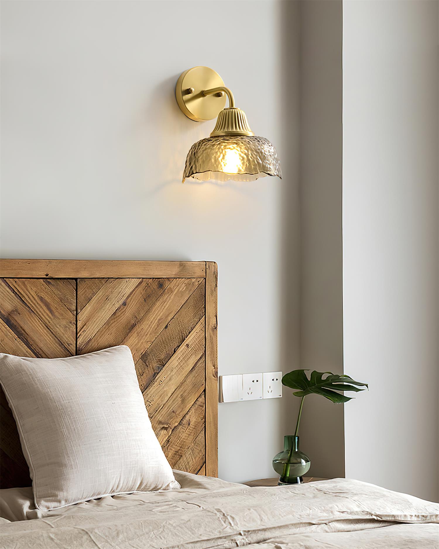 Lunara Applique Murale Abat-jour en Verre Moderne - Neutralighting