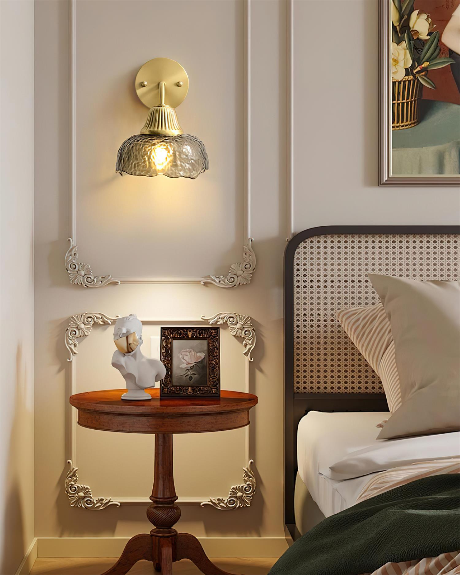 Lunara Applique Murale Abat-jour en Verre Moderne - Neutralighting