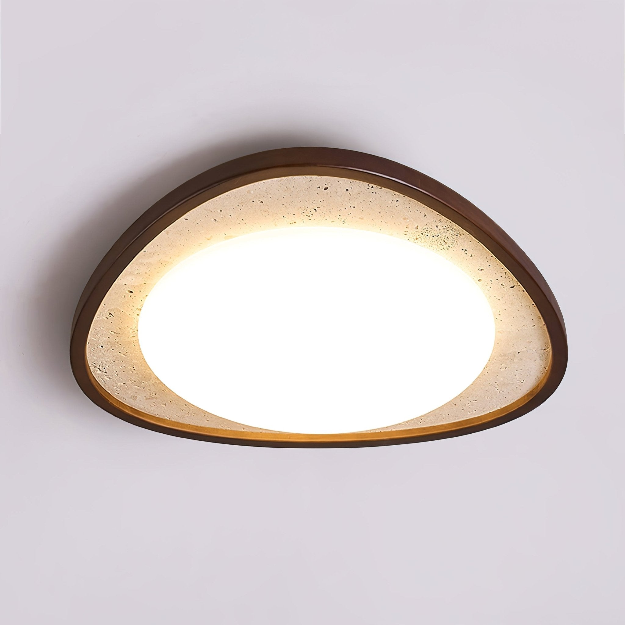 Orsoliel Lumière de Plafond Minimaliste en Travertin - Neutralighting