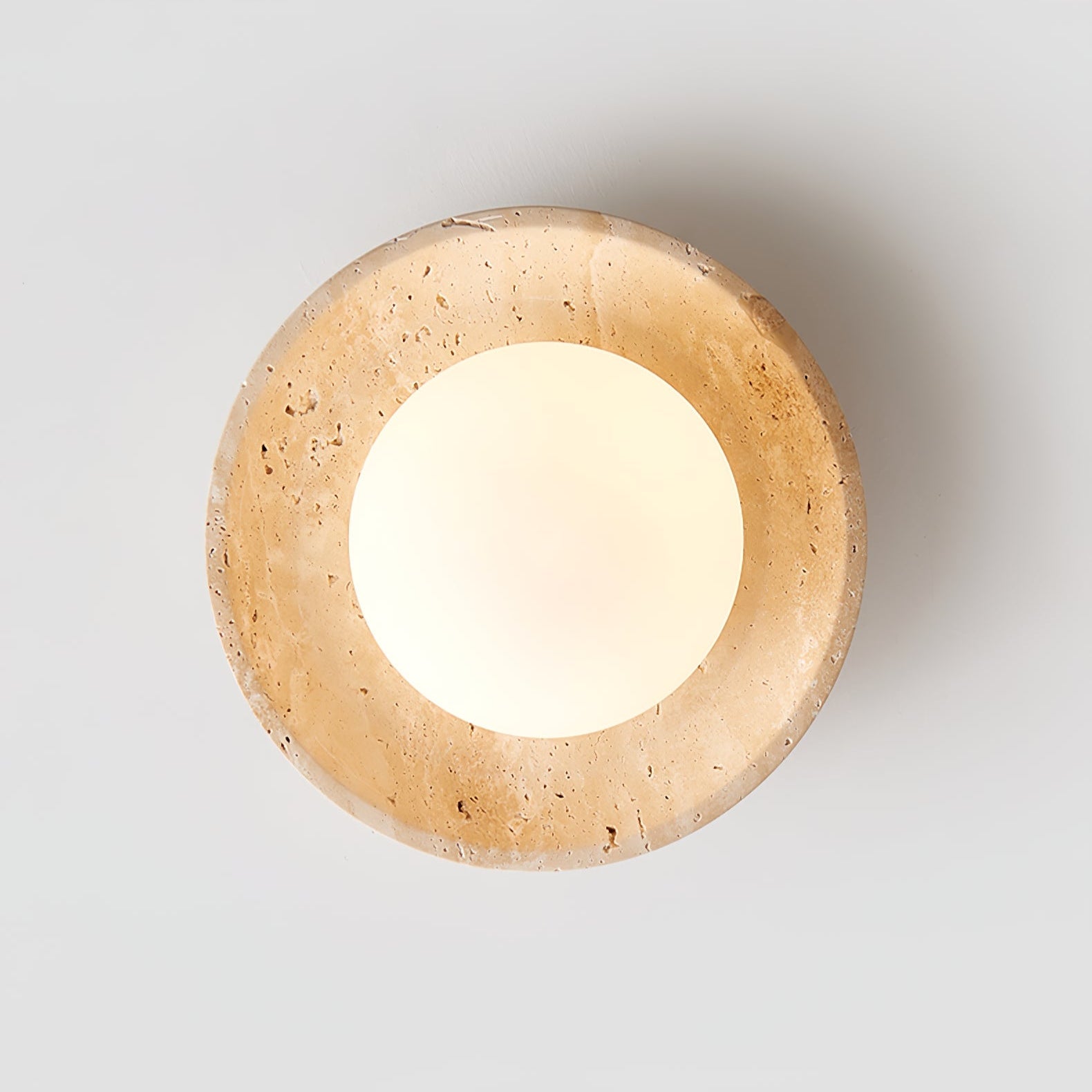 Cataliel Lampe Plafonnier Minimaliste en Travertin - Neutralighting