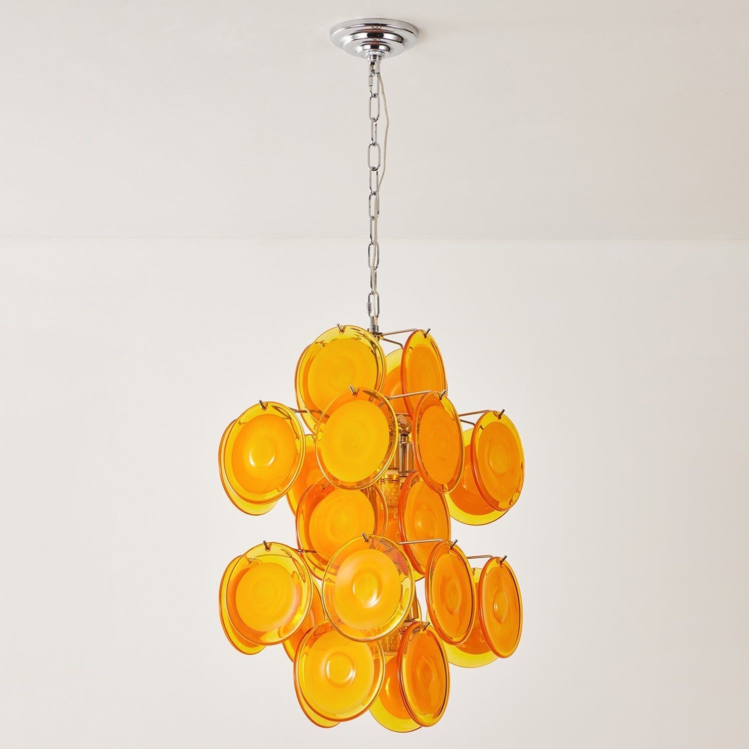 Luniva Lampe Pendante Groupes de Verre Rosé - Neutralighting