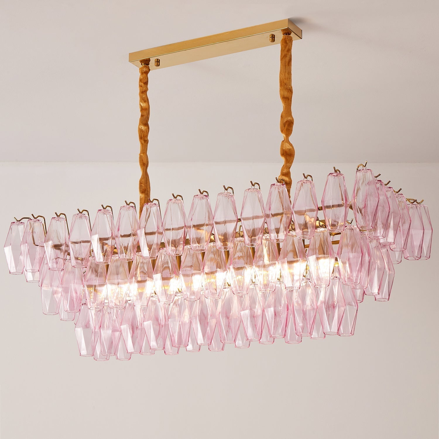 Lunvara Lustre Cascade de Prismes Moderne - Neutralighting