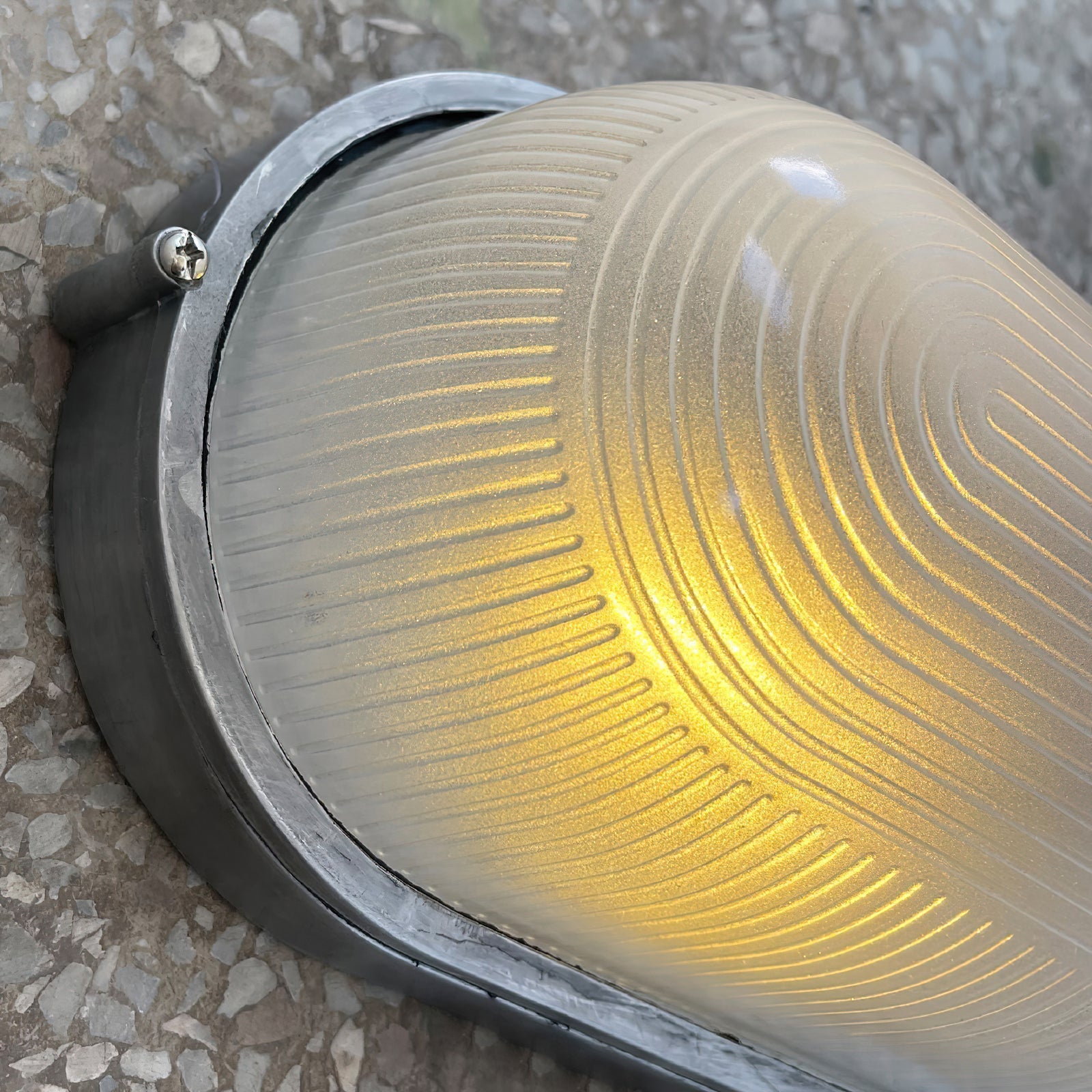 Oshaen Applique Murale Métal Verre Echo Vintage - Neutralighting