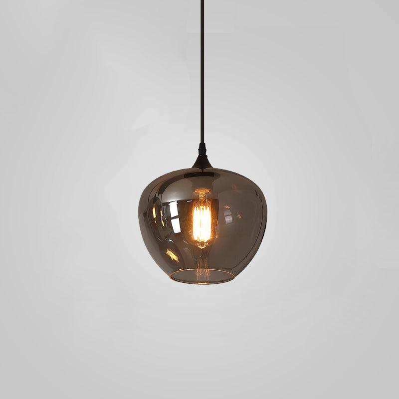 June Suspension Luminaire Industriel Verre Gris Fumé - Neutralighting