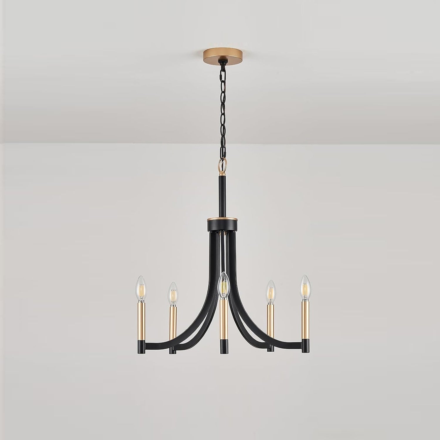 Ceshaora Lustre Laiton Métal Industriel Vintage - Neutralighting