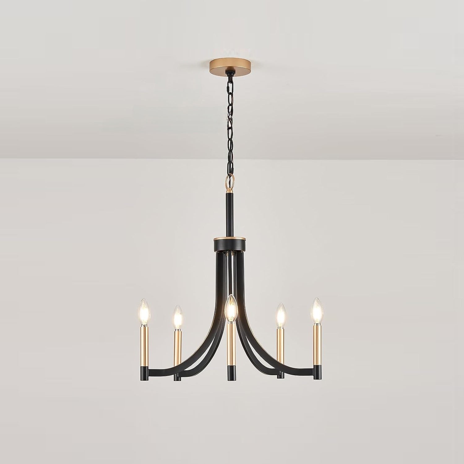Ceshaora Lustre Laiton Métal Industriel Vintage - Neutralighting