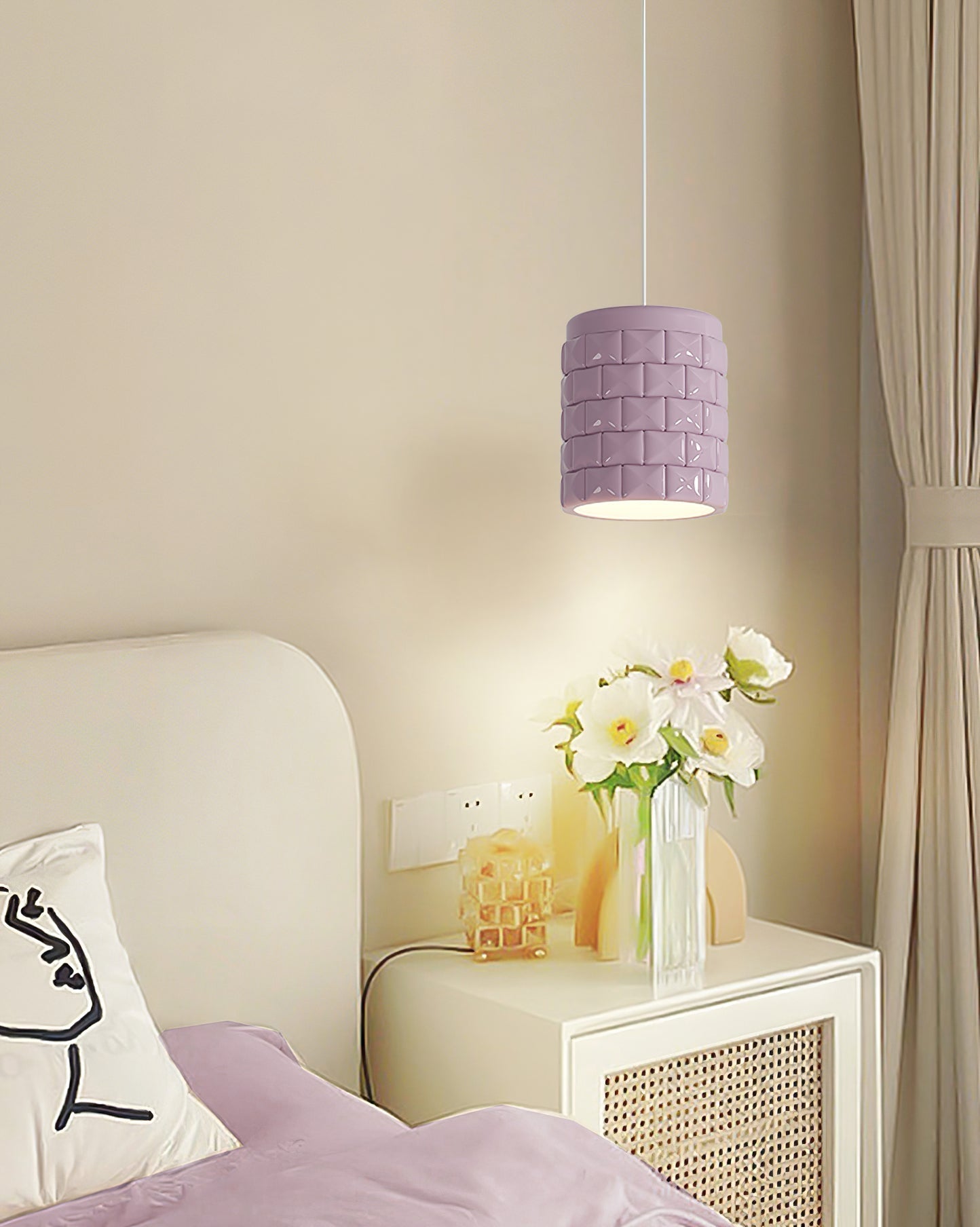 Vadoror Suspension Résine Métal Fille Minimaliste Moderne - Neutralighting
