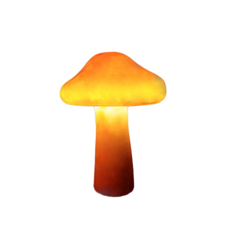 Ray Lampe Extérieure au sol Champignon Moderne, Résine, Orange, Cour - Neutralighting