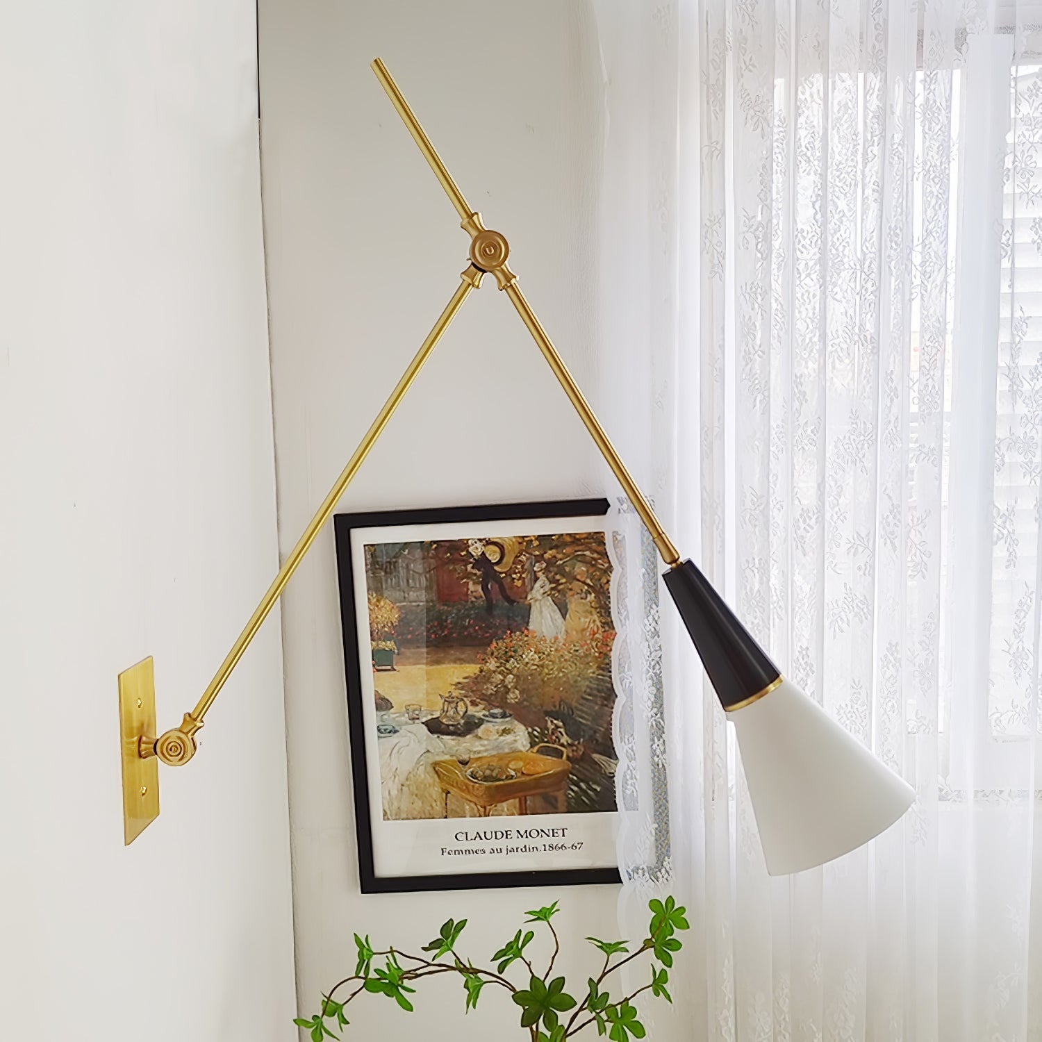 Ersila Applique Murale Laiton Métal Minimaliste Moderne - Neutralighting