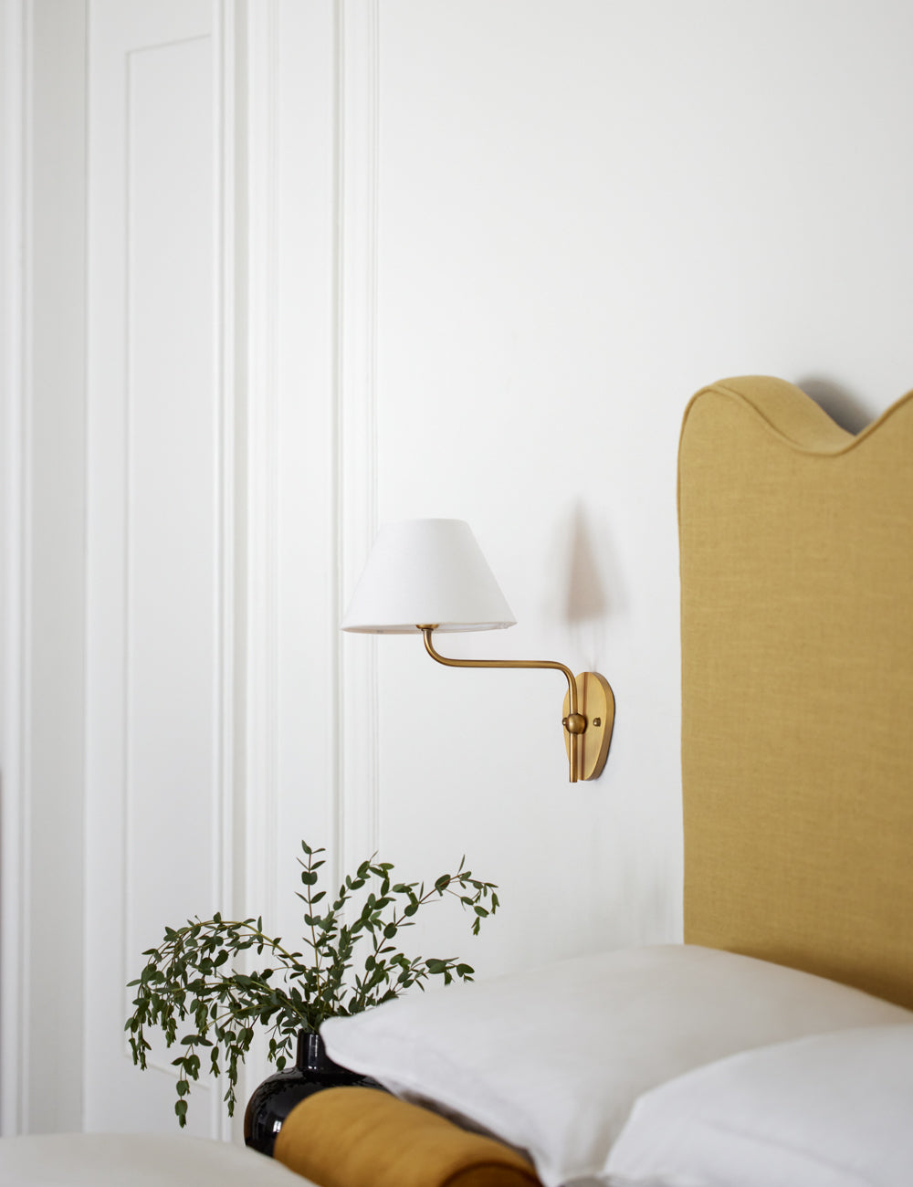 Evynor Applique Murale Laiton Tissu Industriel Vintage - Neutralighting