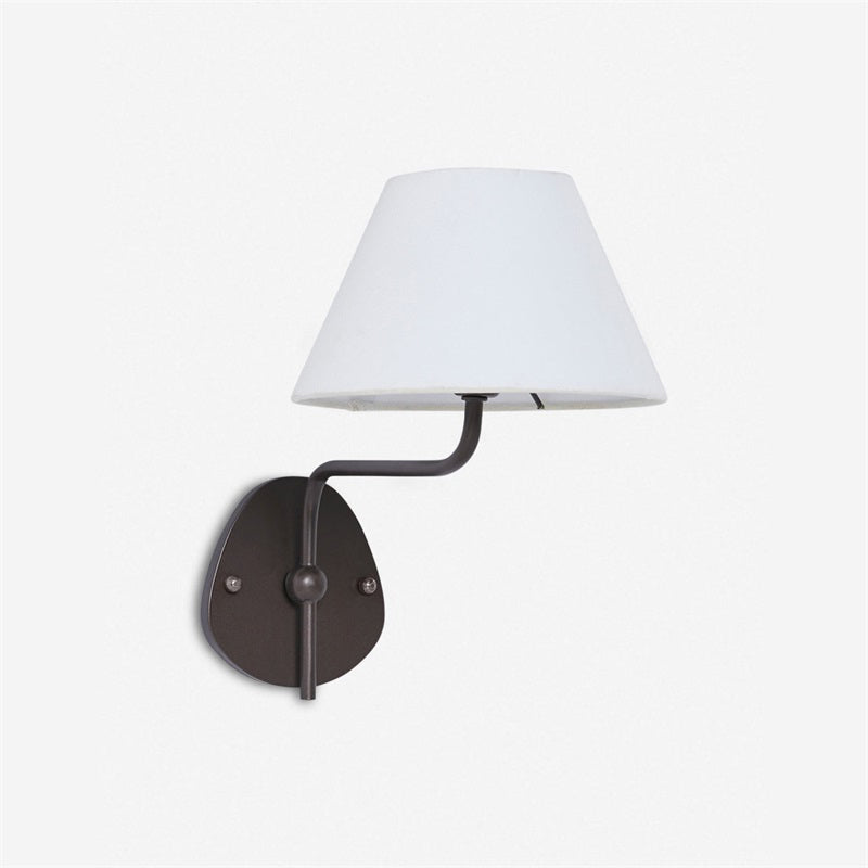Evynor Applique Murale Laiton Tissu Industriel Vintage - Neutralighting