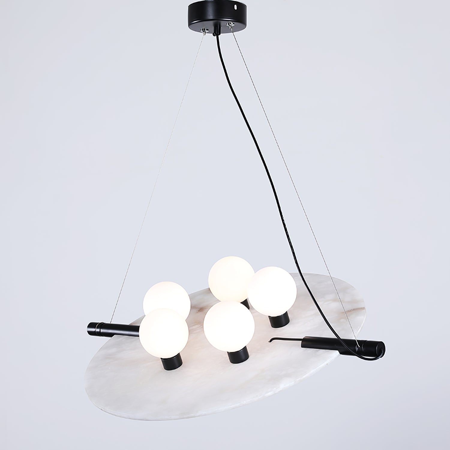 Vasila Suspension Métal Albâtre Luxe Postmoderne - Neutralighting