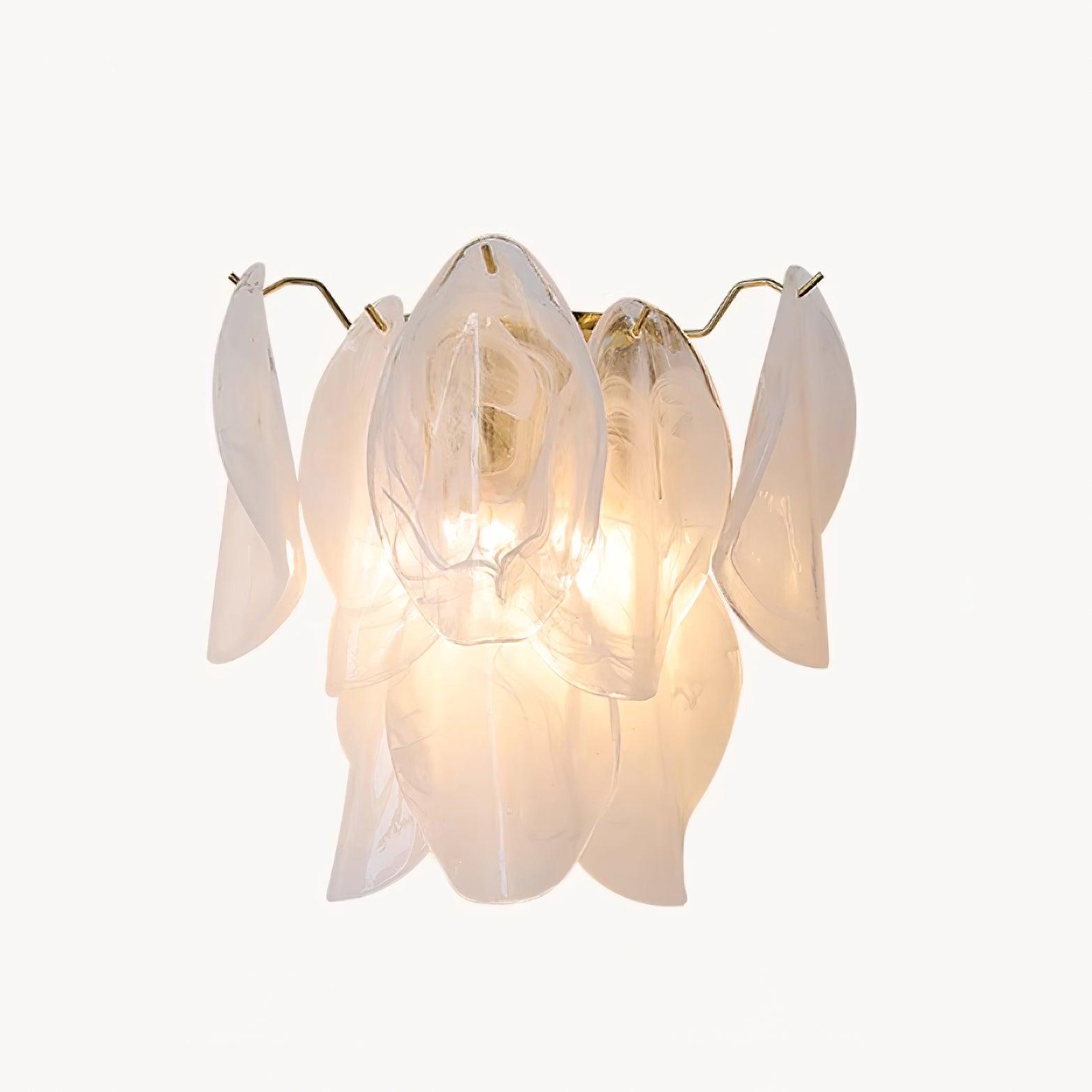Evelo Lustra Applique Murale Verre Pétale - Neutralighting