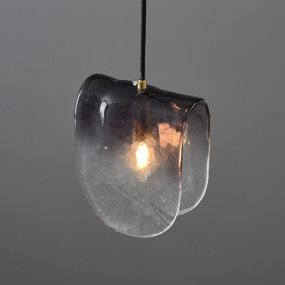 Valentina Suspension Contemporaine Métal/Verre Noir Salon - Neutralighting