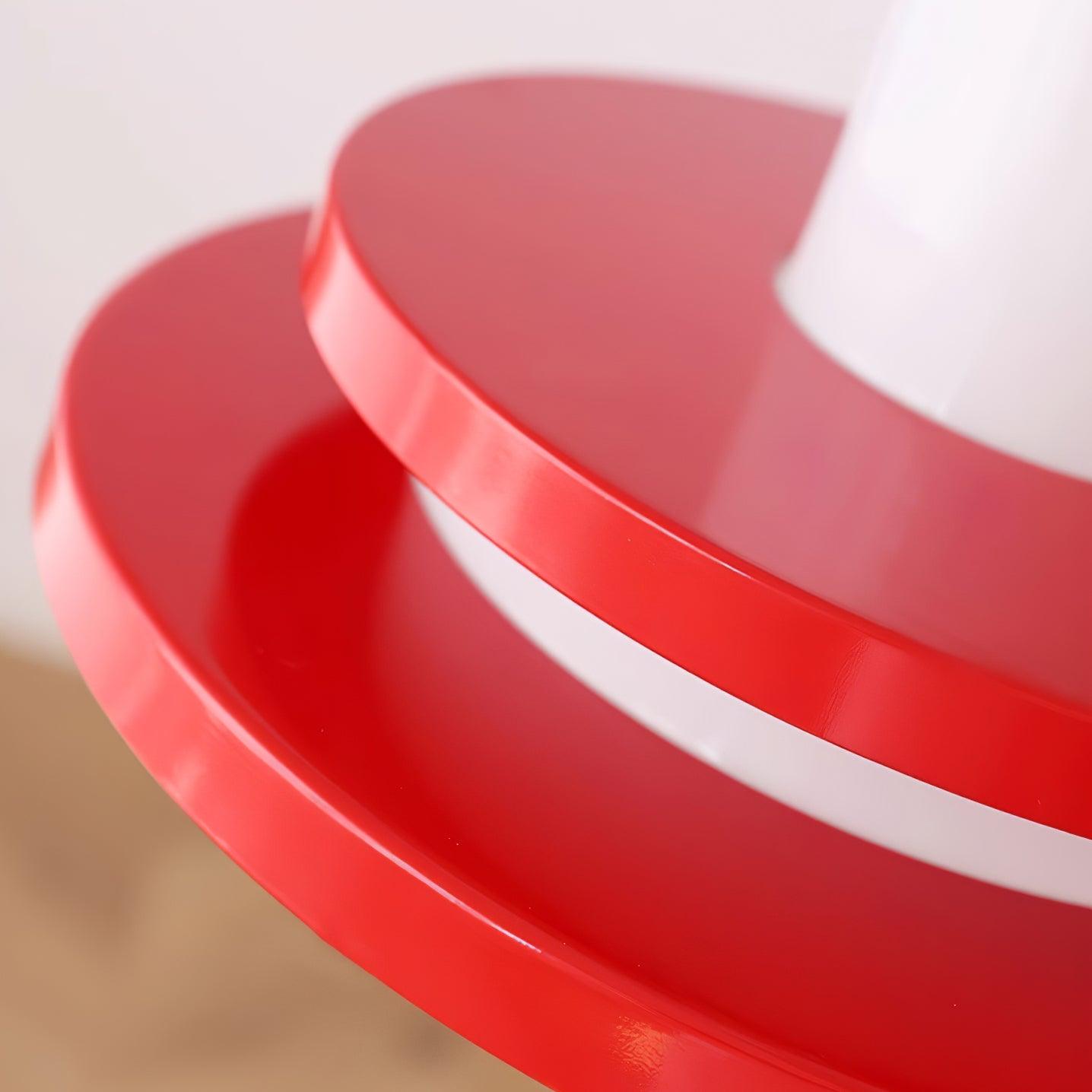 Eviso Lustra Lampe Suspendue Rouge Blanche - Neutralighting