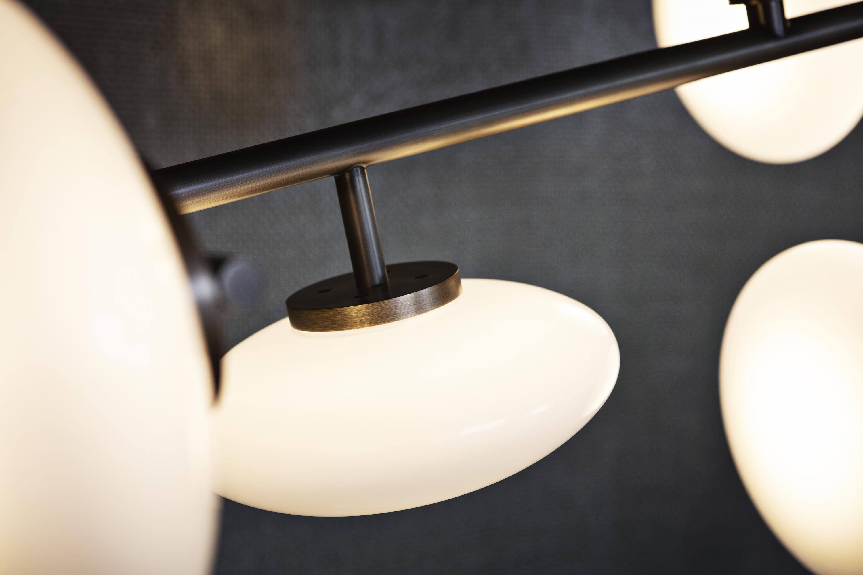 Umirarae Lampe de Plafond en Laiton et Verre Créativité Individuelle - Neutralighting