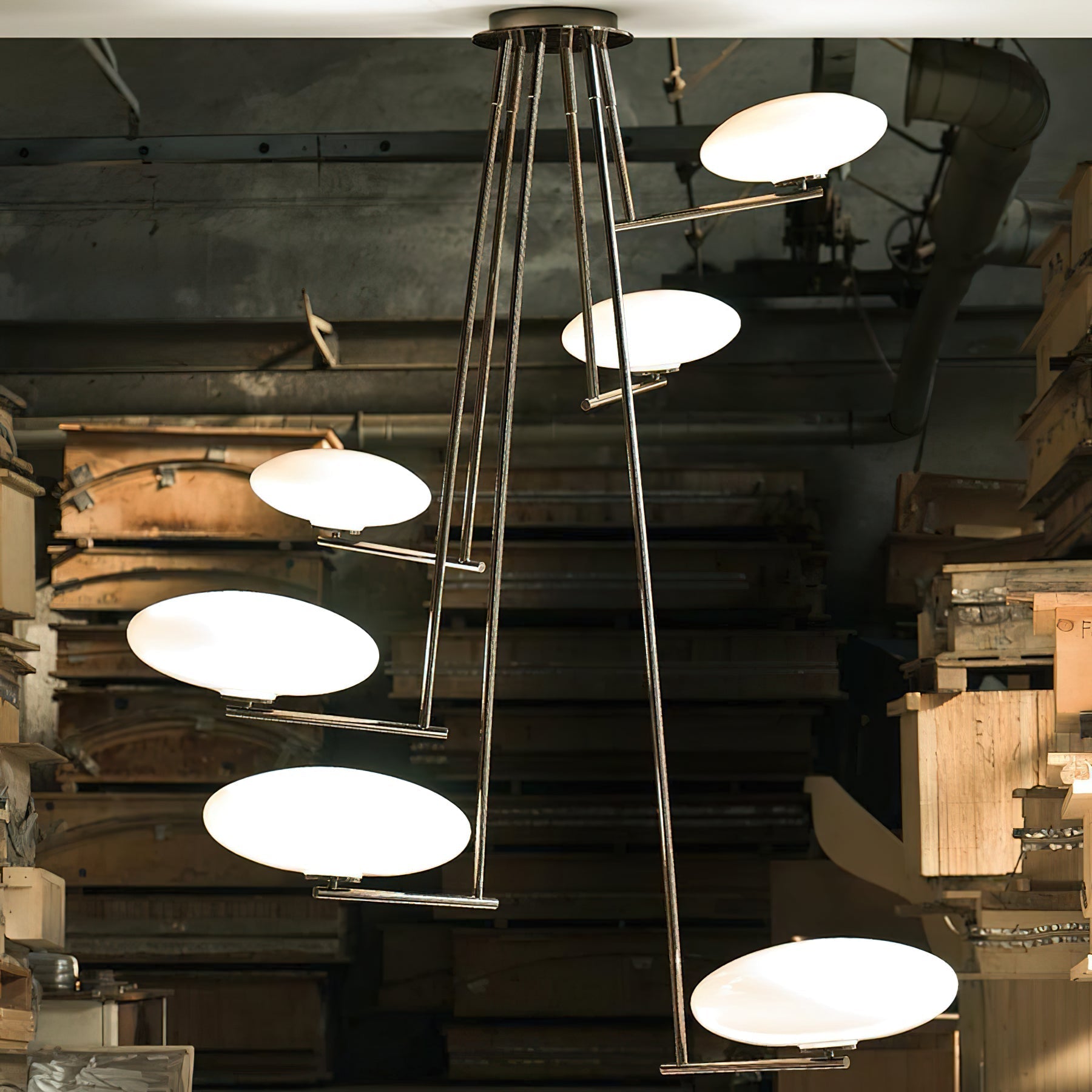 Umirarae Lampe de Plafond en Laiton et Verre Créativité Individuelle - Neutralighting