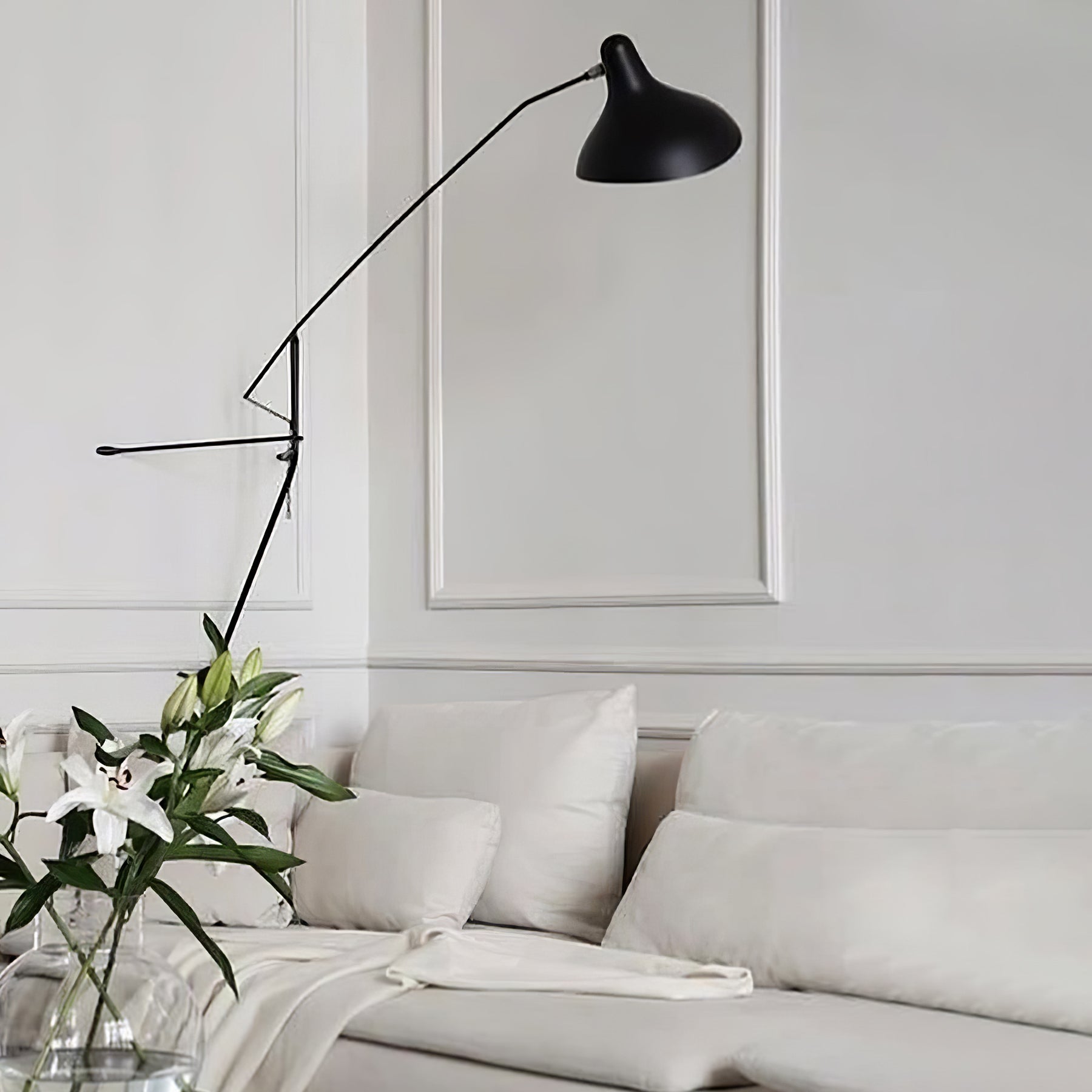 Ivsolarae Modern Minimalist Arm Wall Lamp - Neutralighting