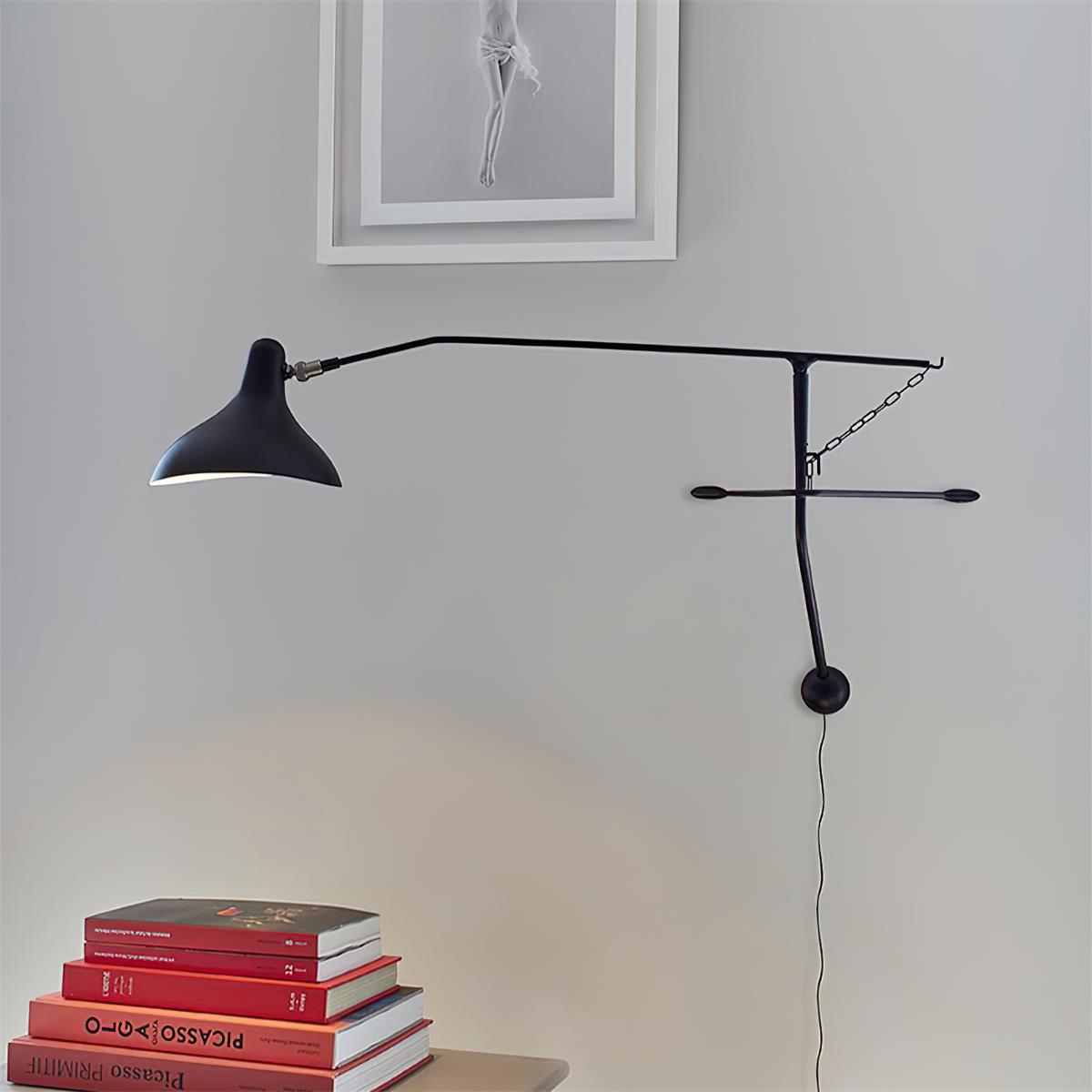 Wall Lamp Applique Industrielle à Bras Pivotant Réglable - Neutralighting